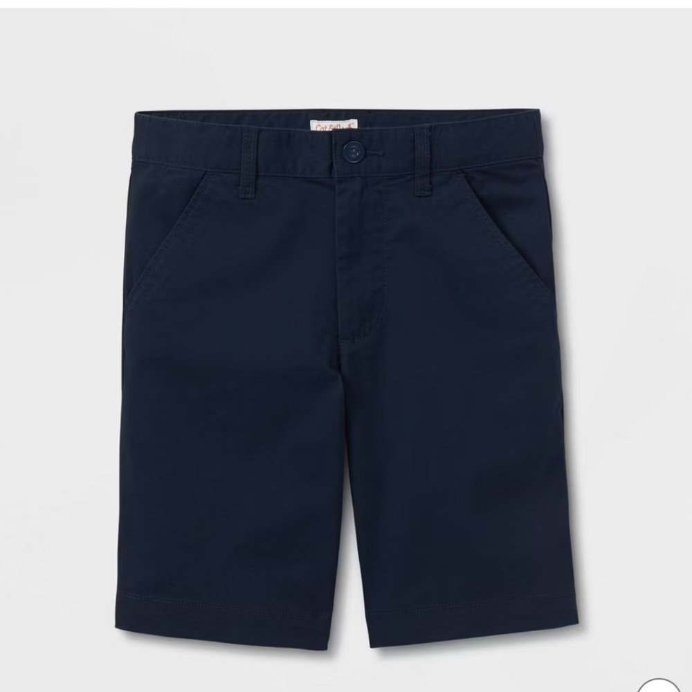 Cat & Jack Dark Blue Flat Front Shorts